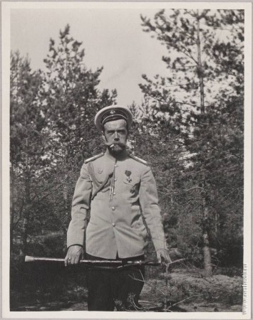 Император Николай II на охоте